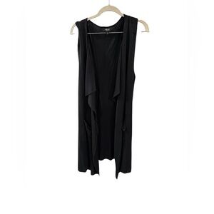 Simply‎ Vera Vera Wang Black Sleeveless Sweater
